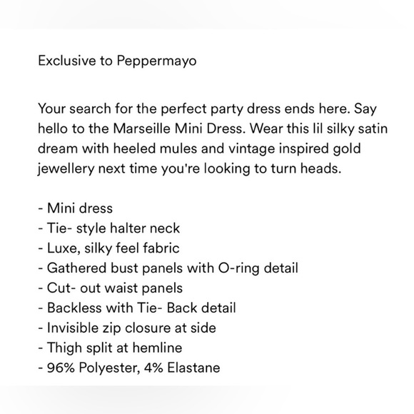 Peppermayo Marseille Brown Mini Dress - Picture 9 of 12